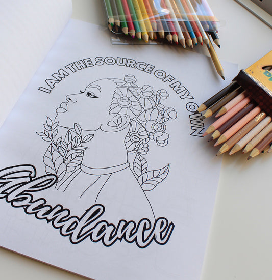 A Coloring Journey To Abundance